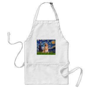 Golden Retriever 8 - Sternennacht Schürze