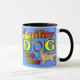 Golden Retriever Agility Geschenke Tasse