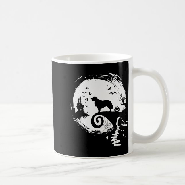 Golden Retriever And Moon Halloween Costume Dog Lo Kaffeetasse (Rechts)