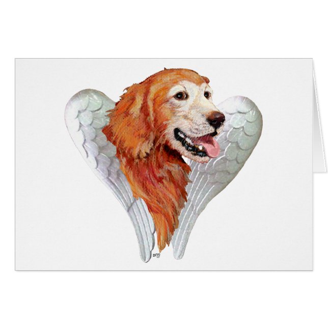 Golden Retriever Angel (Vorderseite (Horizontal))