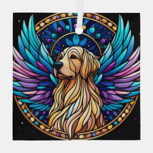Golden Retriever Angel gestanzter Glass Style Ornament Aus Glas