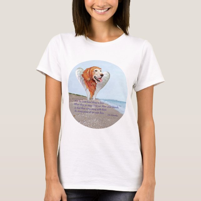 Golden Retriever Angel T-Shirt (Vorderseite)