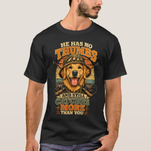 Golden Retriever Angelimutterhemd – Er Hat Kein T-Shirt