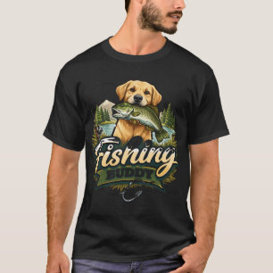 'Golden Retriever Angelischer Fischereifreund T-Shirt