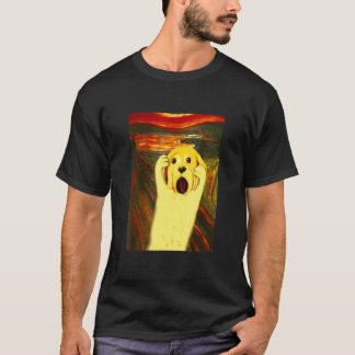 Golden Retriever Ar Dog Painting Girls T-Shirt