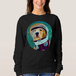 Golden Retriever Astronautin für Retriever Sweatshirt
