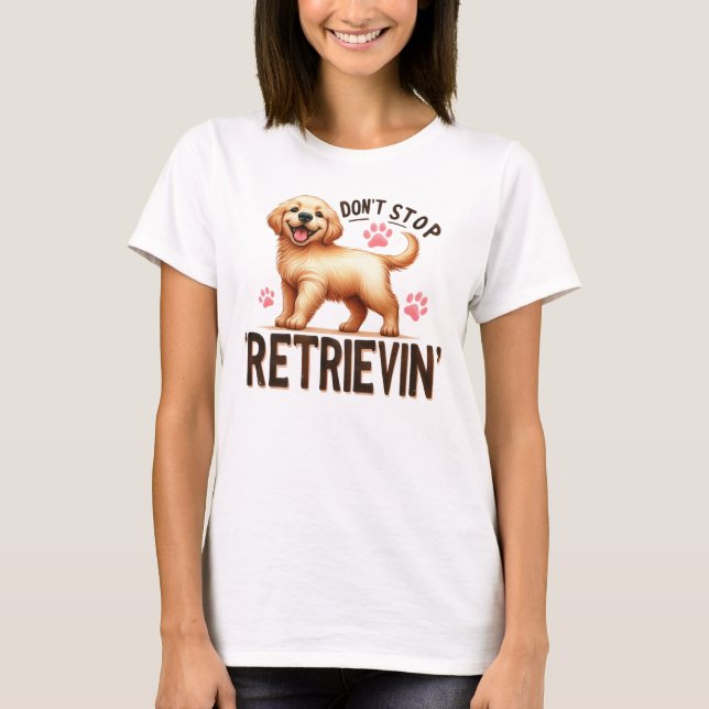 Golden Retriever Aufwertung T-Shirt (Vorderseite)