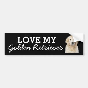 Golden Retriever Autoaufkleber