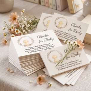 Golden Retriever Baby Shower Bücher für Baby Begleitkarte