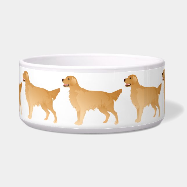Golden Retriever Basic Brettdesign Napf (Vorderseite)