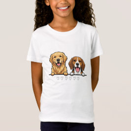 Golden Retriever & Beagle Best Friends T-Shirt