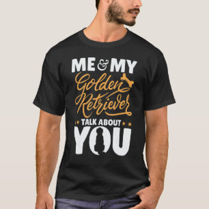 Golden Retriever-Bekleidung Besitzer Design T-Shirt