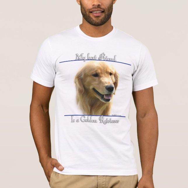 Golden Retriever Bester Freund 2 T-Shirt (Vorderseite)