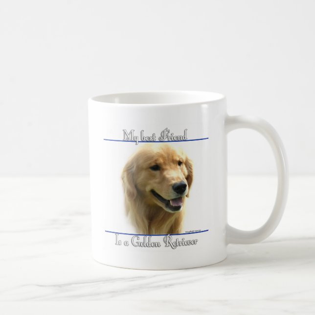 Golden Retriever Bester Freund 2 Tasse (Rechts)
