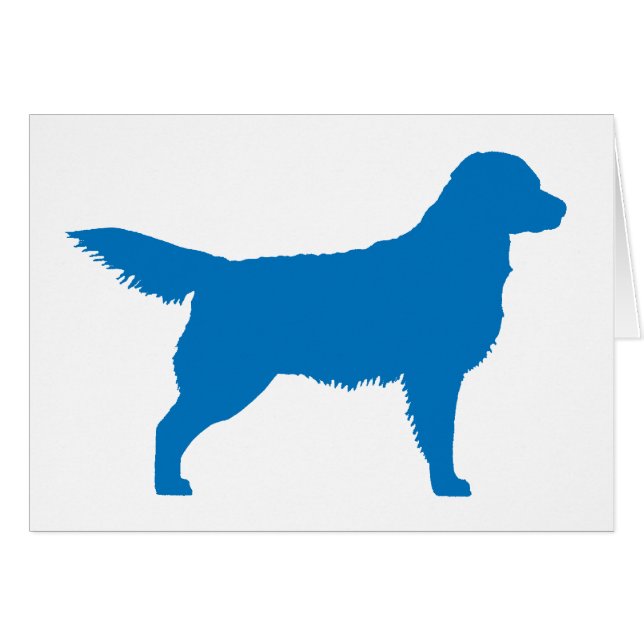 Golden Retriever (blau) (Vorderseite (Horizontal))