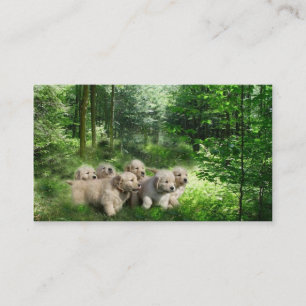 Golden retriever-Brüter-Visitenkarte Visitenkarte