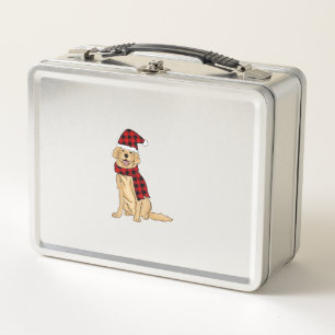 Golden Retriever Buffalo Kariert Retriever Dog Lov Metall Brotdose