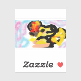 Golden Retriever bunt Aufkleber