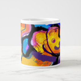 Golden Retriever bunt Jumbo-Tasse