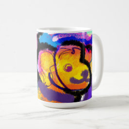 Golden Retriever bunt Kaffeetasse
