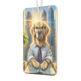 Golden Retriever Business Autolufterfrischer