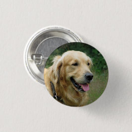 Golden Retriever Button