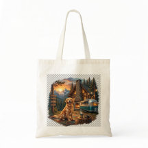 Golden Retriever Cabin Abenteuer-Tasche