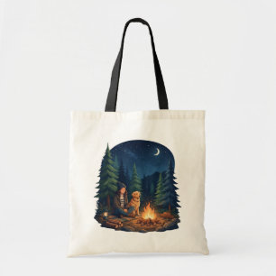 Golden Retriever Camping Campfire-Tasche für Hunde Tragetasche