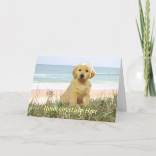 Golden Retriever Card Karte