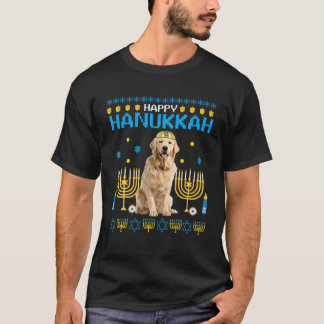 Golden Retriever Chanukah Judisch Ugly Hanukkah Sw T-Shirt