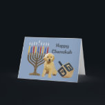 Golden retriever Chanukah Karte Menorah Dreidel5<br><div class="desc">Familie und an Freunde während der Chanukah Jahreszeit sich zu erinnern ist eine wunderbare Weise, in Kontakt mit den Leuten Sie ungefähr zu behalten Liebe und Sorgfalt. Ich schuf diese HundChanukah Karten mit Liebe und Sorgfalt und ich sind jedermann sicher, dem Liebehunde erfreut werden, um sie zu empfangen. Sie haben...</div>