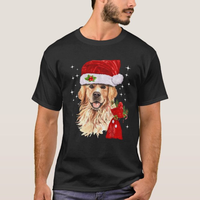 Golden Retriever Christmas Dog Lover  for Men Wome T-Shirt (Vorderseite)