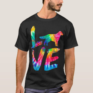 Golden Retriever Corgi Gefärbte Krawatte Liebe Dog T-Shirt