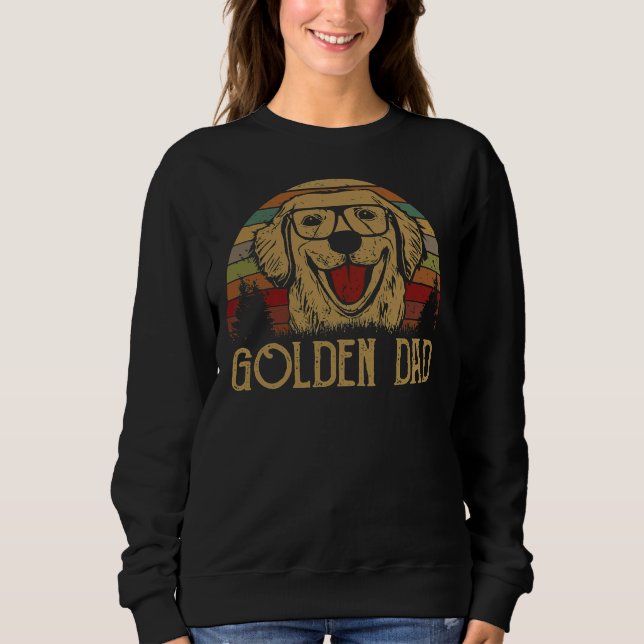 Golden Retriever Dad Vintage Sweatshirt (Vorderseite)