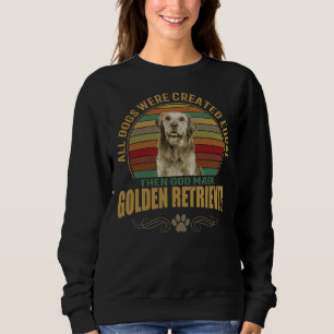 Golden Retriever Dog 422 Sweatshirt