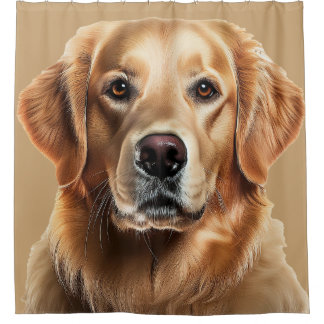 Golden Retriever Dog Duschvorhang