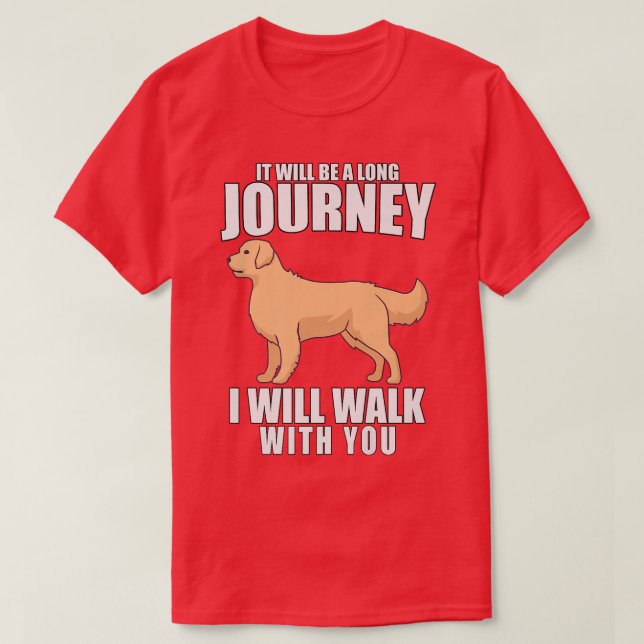 Golden Retriever Dog Eigentümer ich werde mit Ihne T-Shirt (Design vorne)