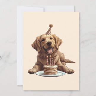 Golden Retriever Dog Einladung