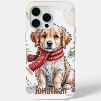 Golden Retriever Dog Holiday, Dog Lover, Winter, Case-Mate iPhone Hülle