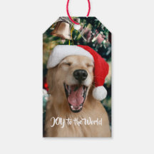 Golden Retriever Dog Jog to World Christmas