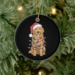 Golden Retriever Dog Lover Mama Vater Keramik Ornament
