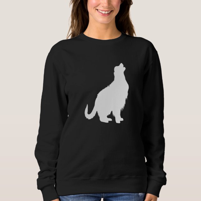 Golden Retriever Dog  Mom Dad Pet Cute  Puppy Sweatshirt (Vorderseite)