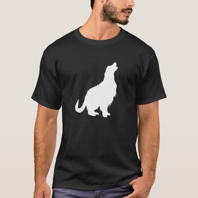 Golden Retriever Dog  Mom Dad Pet Cute  Puppy T-Shirt (Vorderseite)