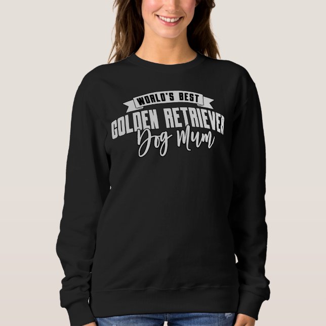 Golden Retriever Dog Mum Sweatshirt (Vorderseite)