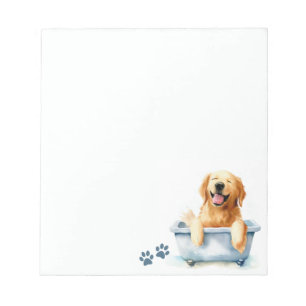 Golden Retriever Dog Notizblock