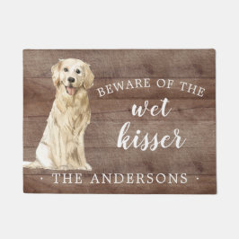 Golden Retriever Dog Personalisiert Dog Mat Fußmatte