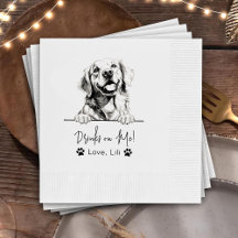 Golden Retriever Dog Personalisierte Drinks auf mi