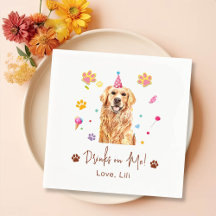 Golden Retriever Dog Personalisierte Drinks auf mi