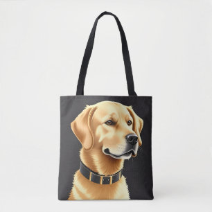 Golden Retriever Dog Tragen eines Lederkronen