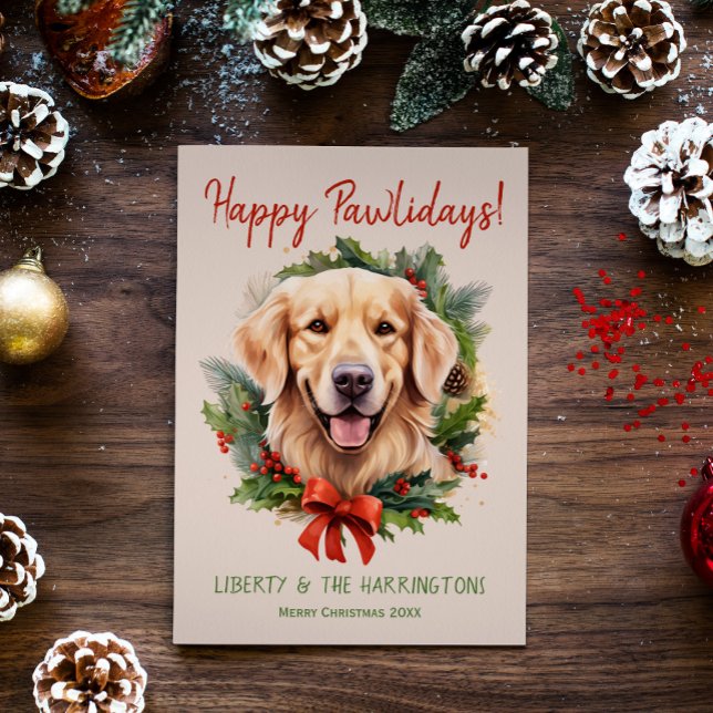 Golden Retriever Dog Weihnachten glücklich Pawlida (Von Creator hochgeladen)